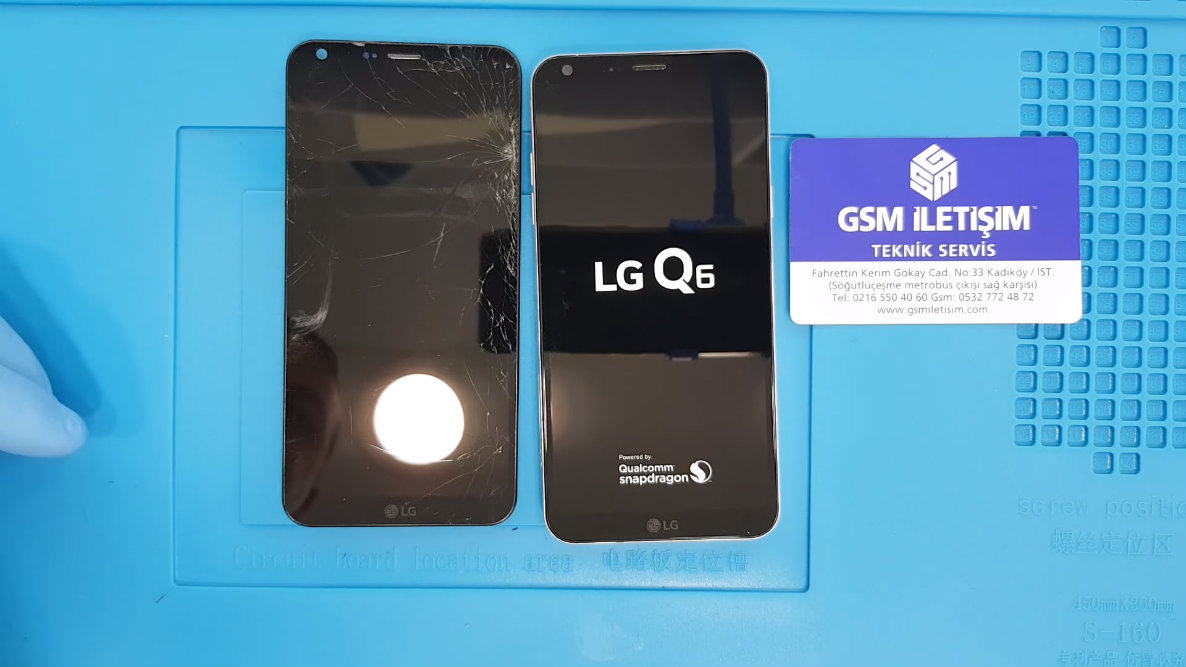 LG Q6 Ekran Değişimi